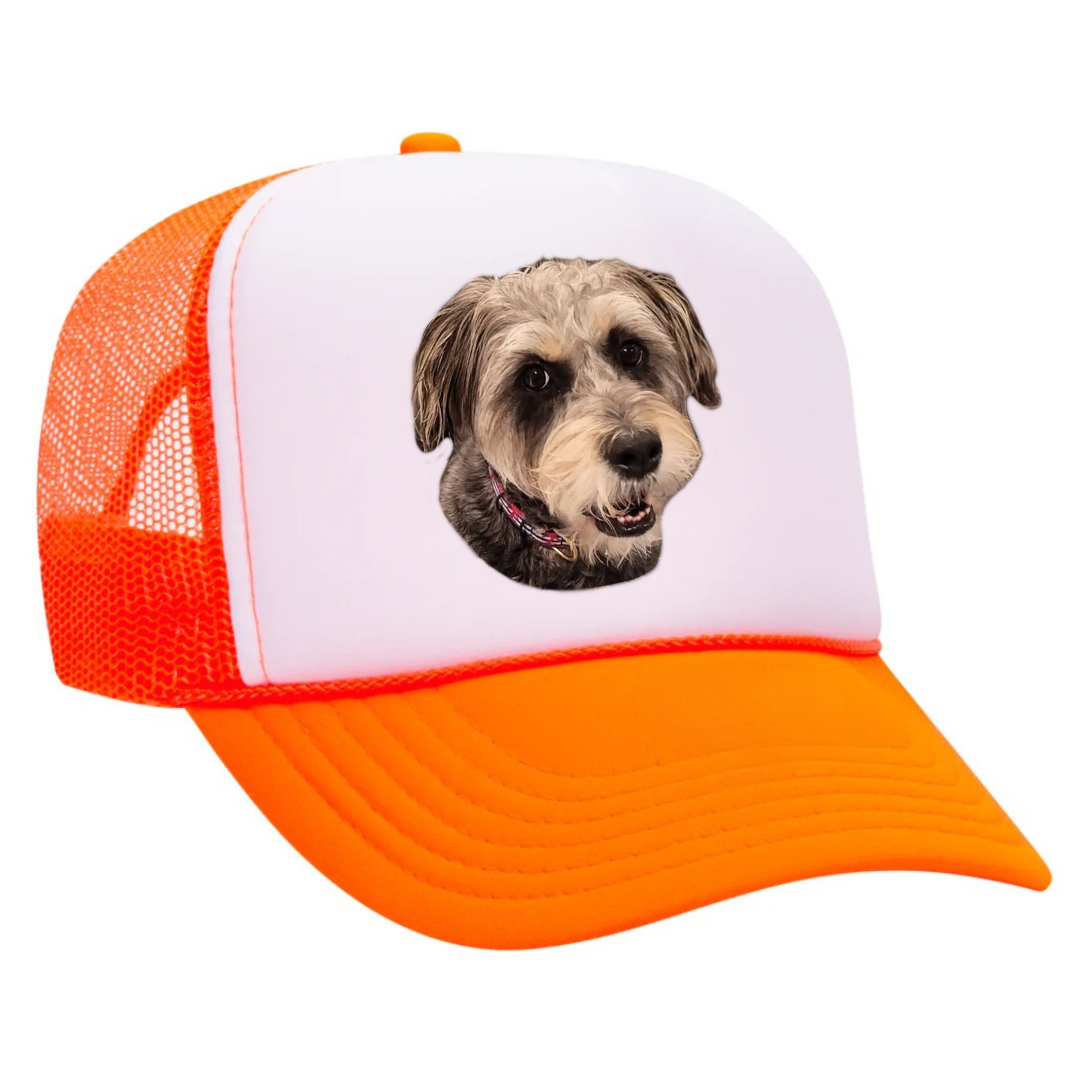 Custom Pet Hat – Personalized Pet Face Trucker Hat