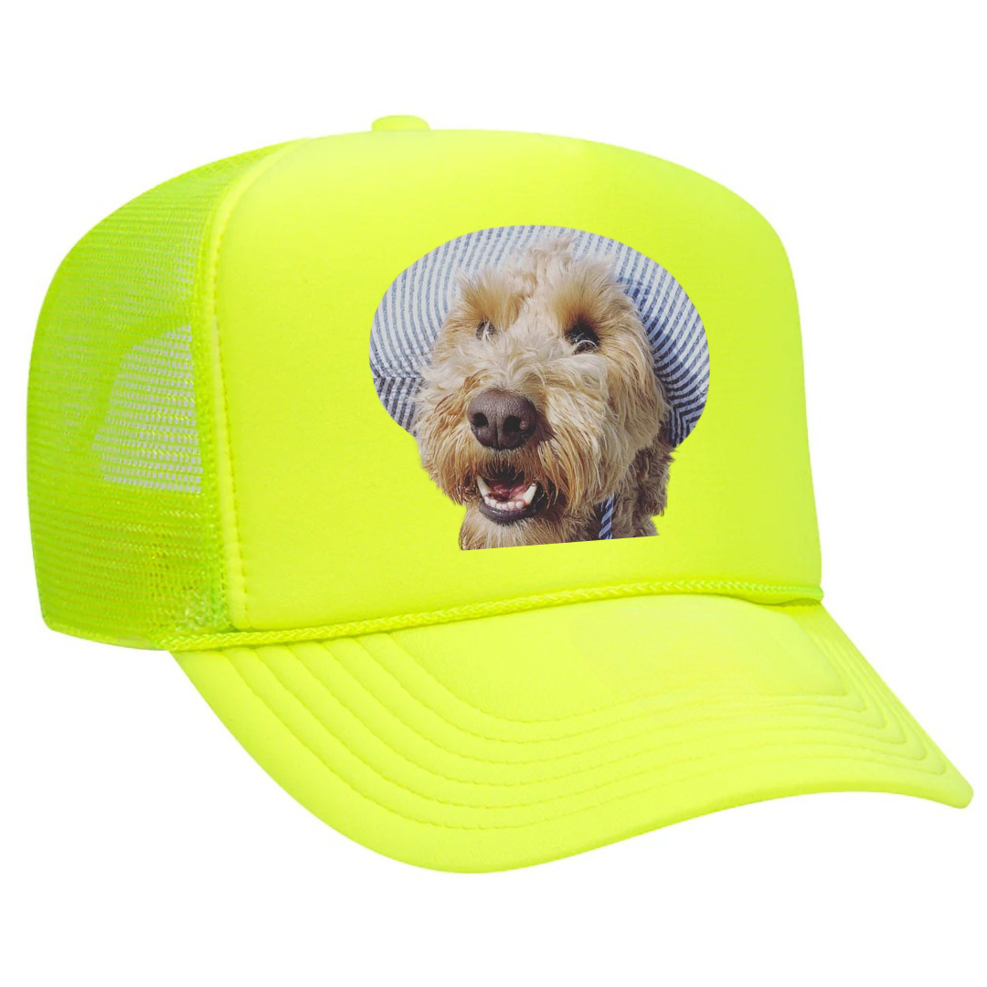 Custom Pet Hat – Personalized Pet Face Trucker Hat