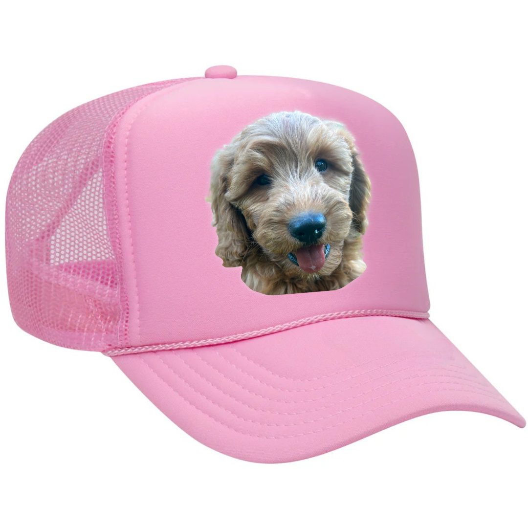 Custom Pet Hat – Personalized Pet Face Trucker Hat