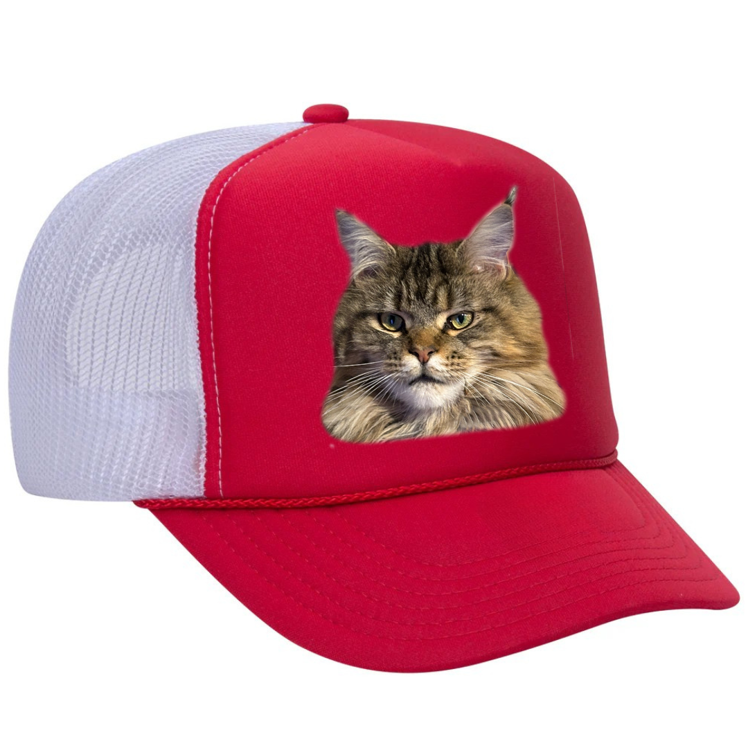 Custom Pet Hat – Personalized Pet Face Trucker Hat