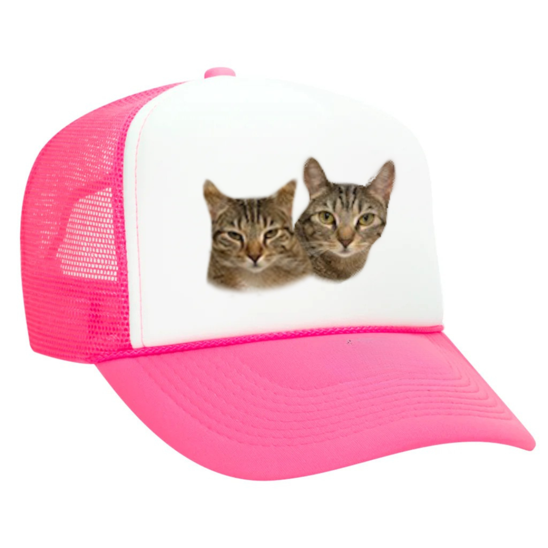 Custom Pet Hat for Kids – Personalized Pet Face Trucker Hat (Ages 3-10)