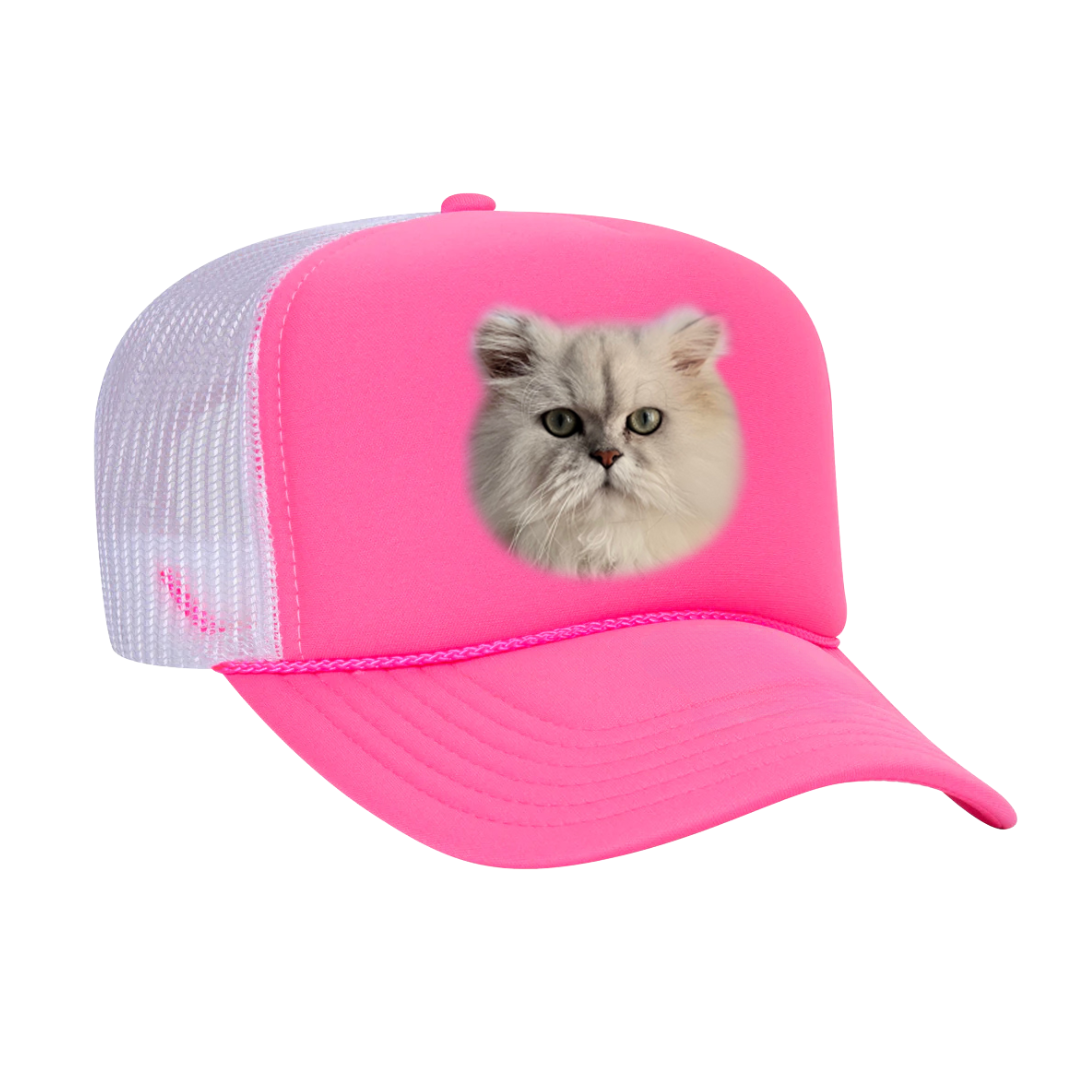 Custom Pet Hat – Personalized Pet Face Trucker Hat