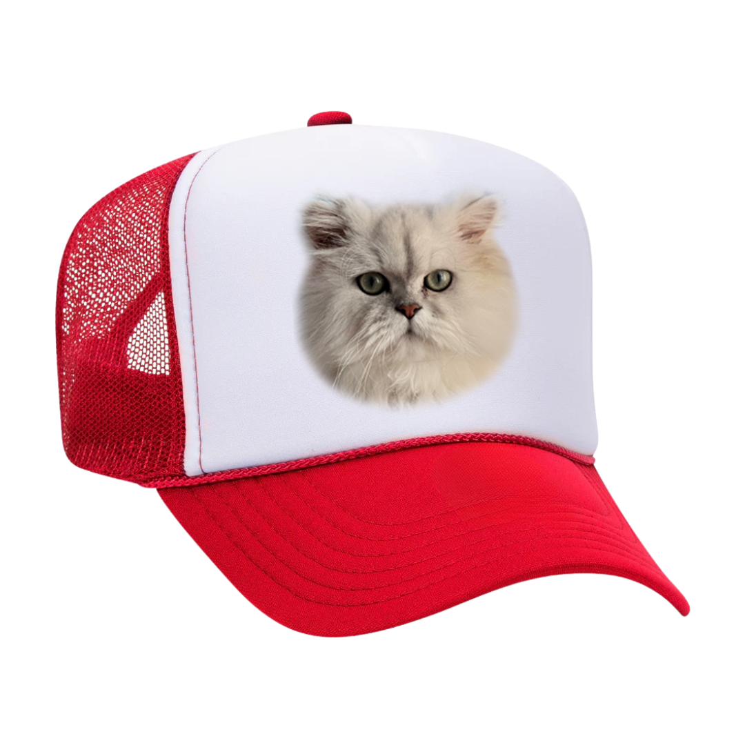 Custom Pet Hat for Kids – Personalized Pet Face Trucker Hat (Ages 3-10)