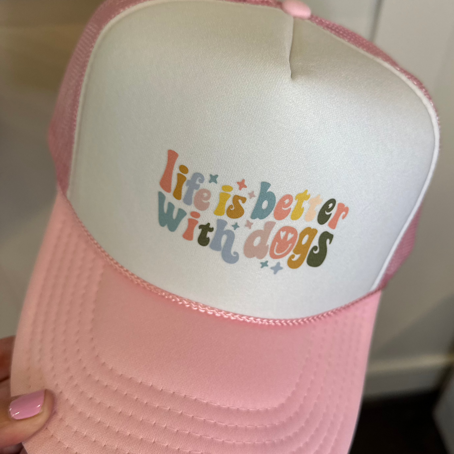 Life Is Better With Dogs Hat β The Ultimate Dog Lover Hat