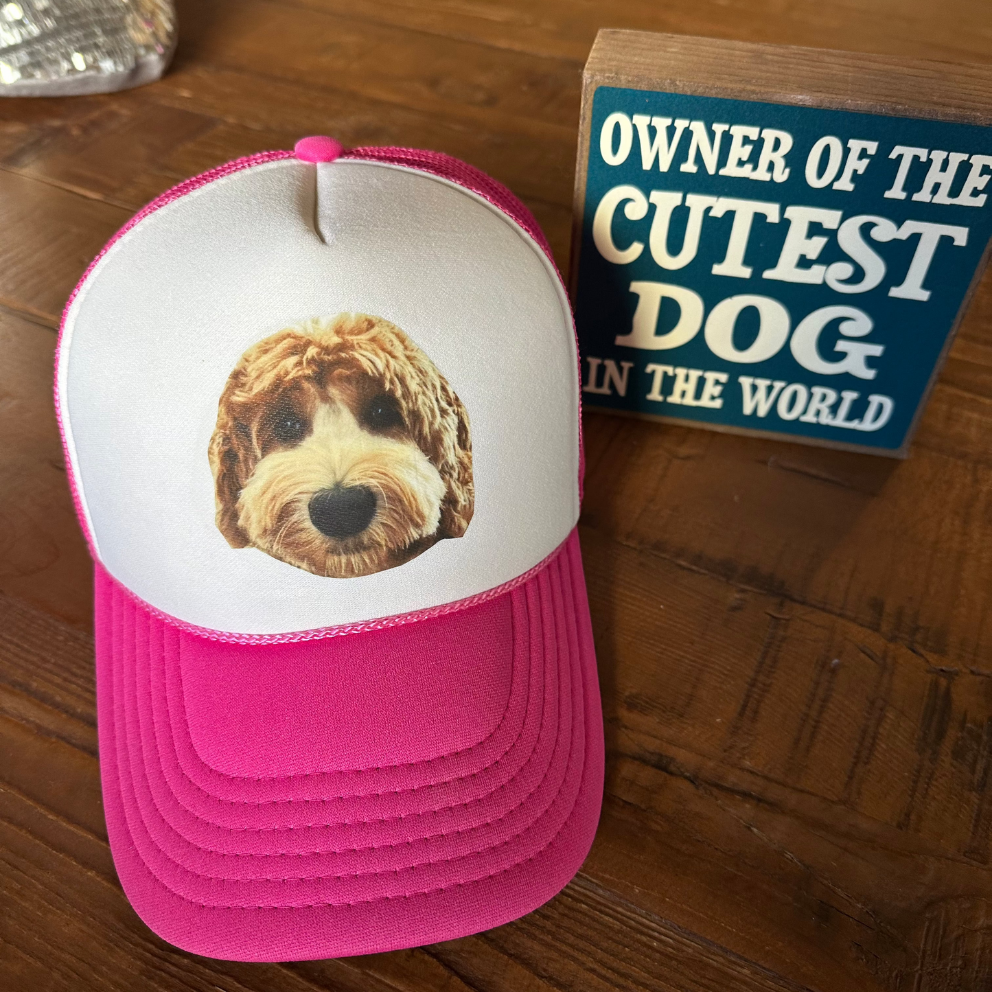 Custom Pet Hat – Personalized Pet Face Trucker Hat