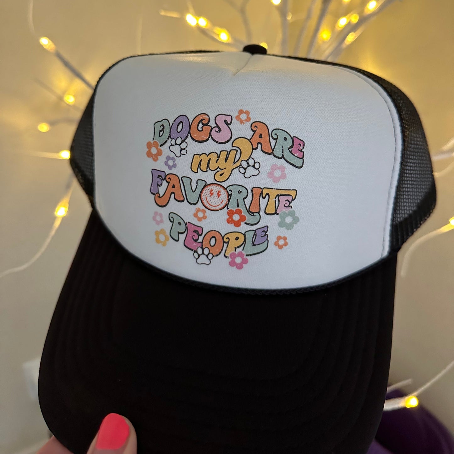 Dogs Are My Favorite People Hat โ Perfect Hat for Dog Lovers