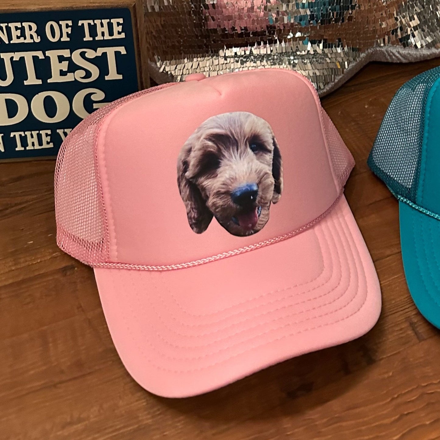 Custom Pet Hat – Personalized Pet Face Trucker Hat