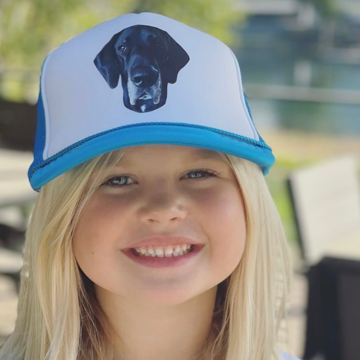 Custom Pet Hat for Kids – Personalized Pet Face Trucker Hat (Ages 3-8)