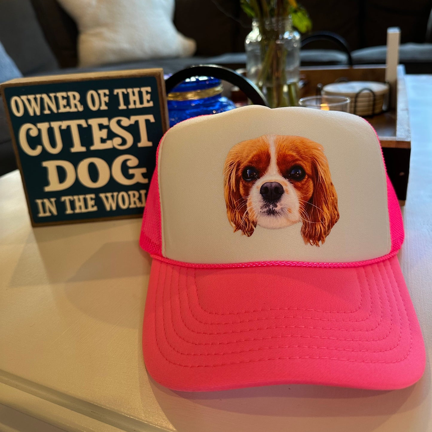 Custom Pet Hat for Kids – Personalized Pet Face Trucker Hat (Ages 3-10)