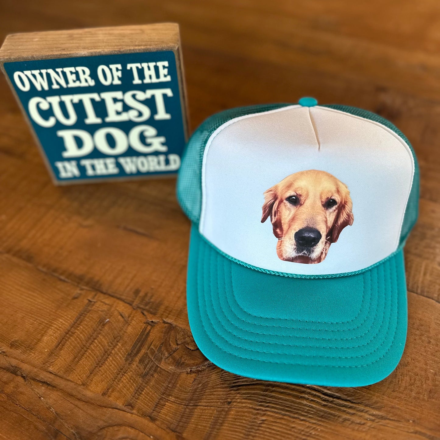 Custom Pet Hat – Personalized Pet Face Trucker Hat