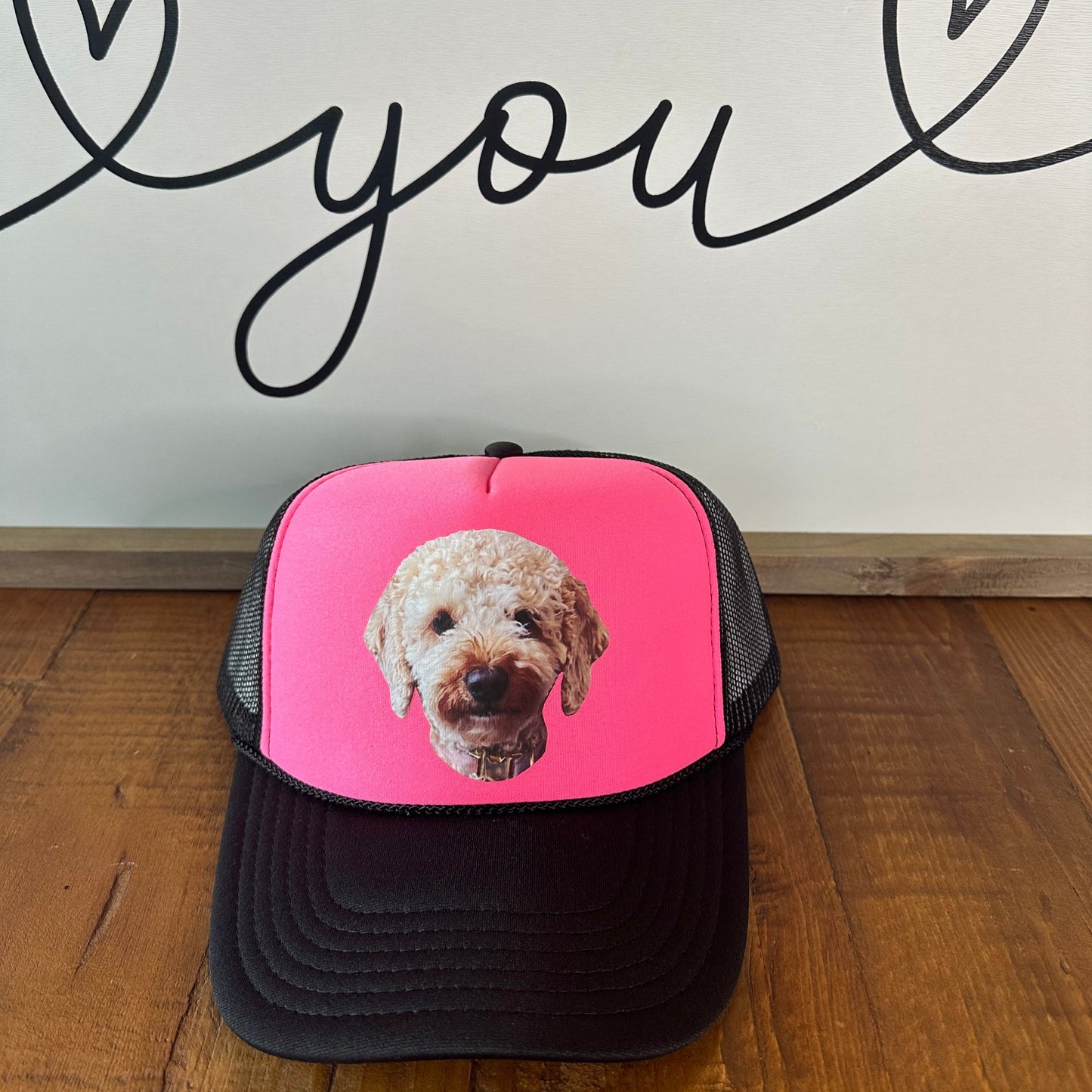 Custom Pet Hat – Personalized Pet Face Trucker Hat