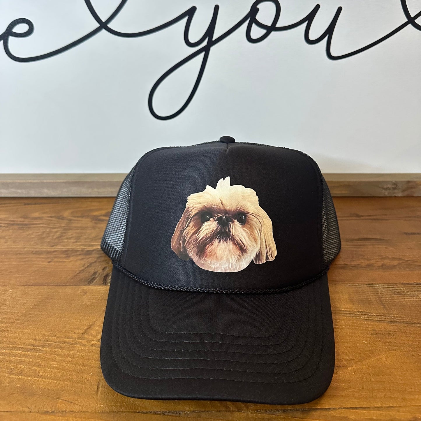 Custom Pet Hat – Personalized Pet Face Trucker Hat