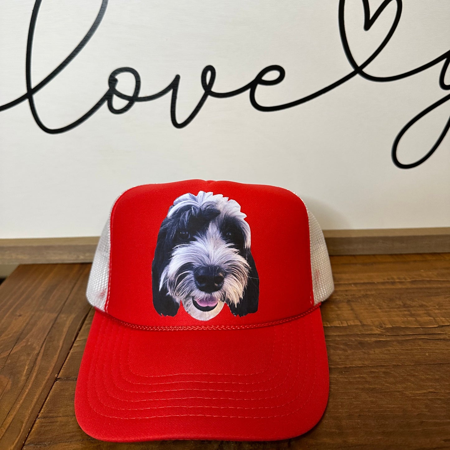 Custom Pet Hat – Personalized Pet Face Trucker Hat