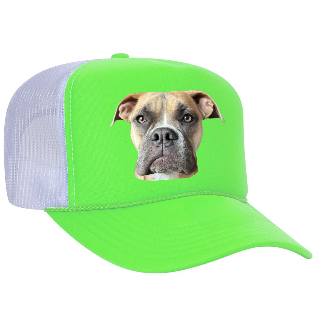 Custom Pet Hat – Personalized Pet Face Trucker Hat