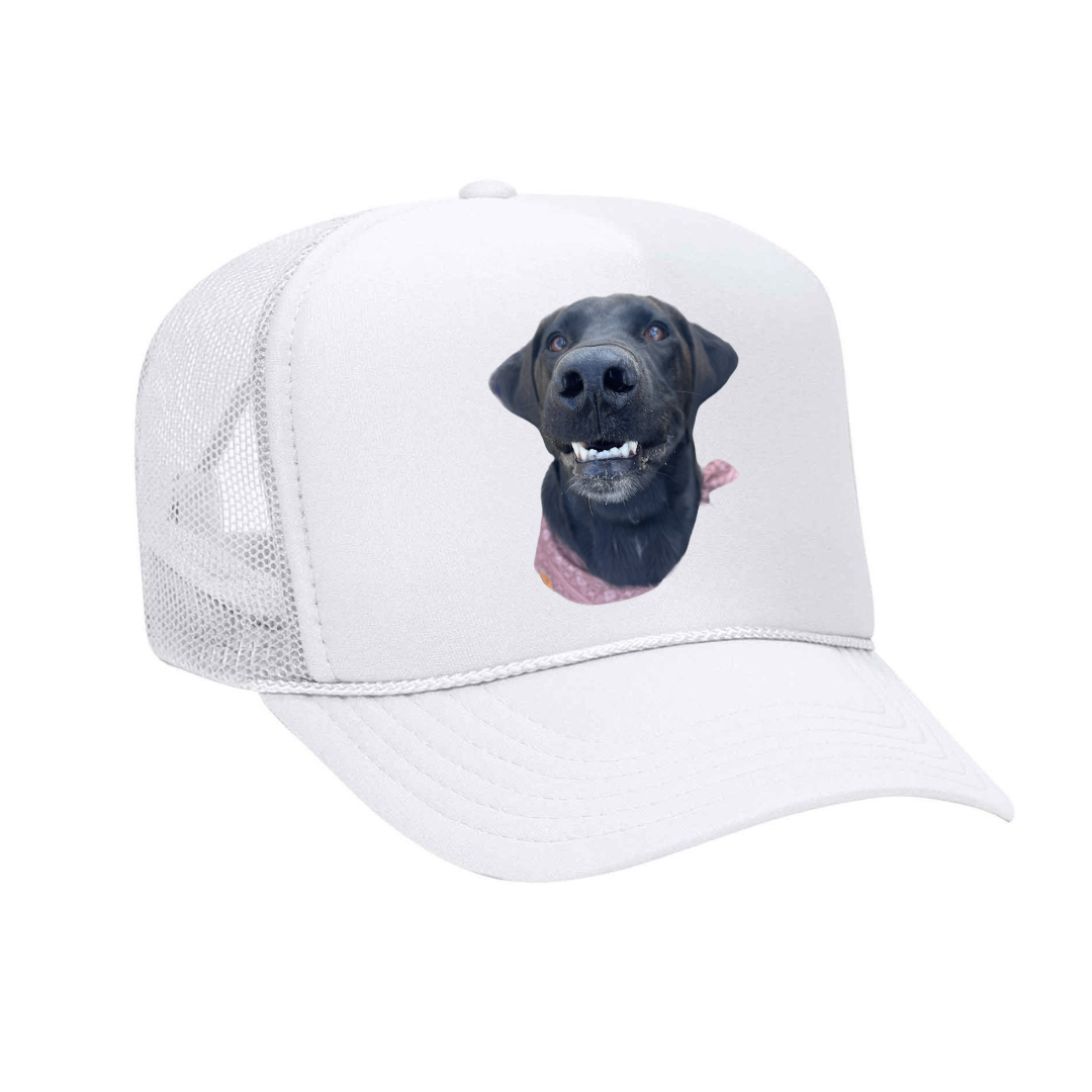 Custom Pet Hat – Personalized Pet Face Trucker Hat
