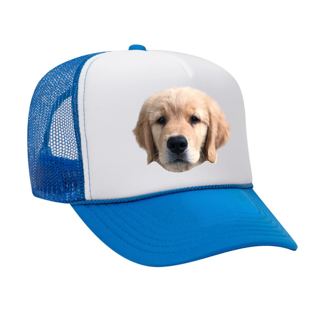 Custom Pet Hat – Personalized Pet Face Trucker Hat