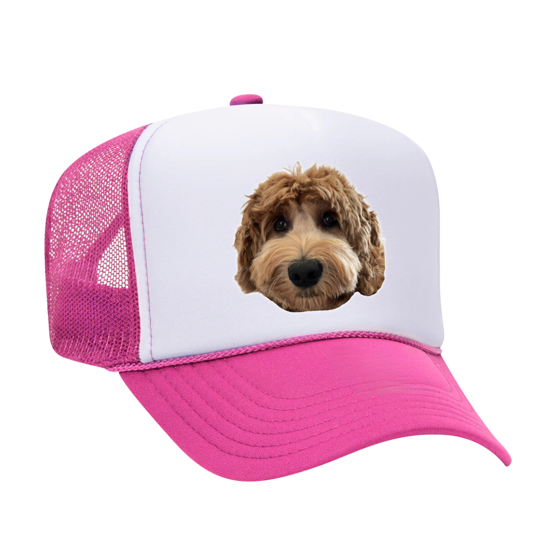 Custom Pet Hat – Personalized Pet Face Trucker Hat
